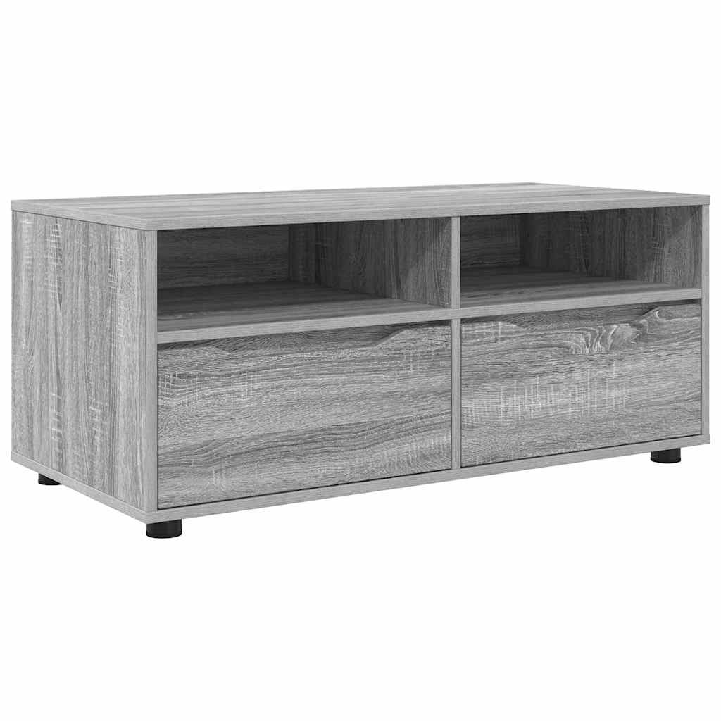 vidaXL Szafka pod telewizor z szufladą Szary Sonoma 100 x 48 x 43 cm