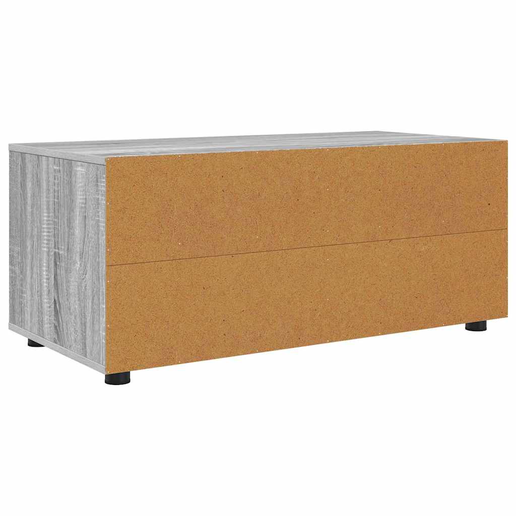 vidaXL Szafka pod telewizor z szufladą Szary Sonoma 100 x 48 x 43 cm