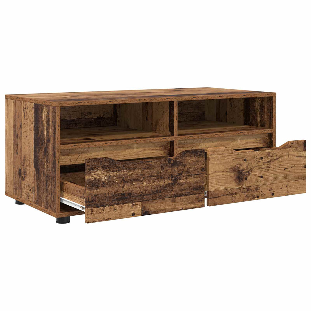 vidaXL Szafka pod telewizor 100 x 48 x 43 cm Stare drewno