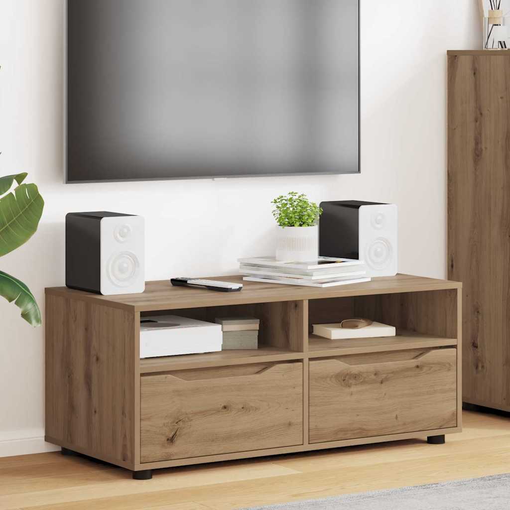 vidaXL Szafka pod telewizor Dąb rzemieślniczy 100 x 48 x 43 cm