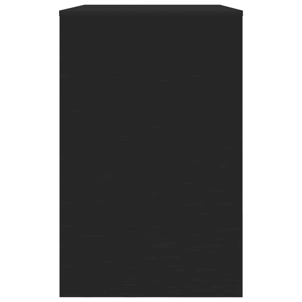 vidaXL Biurko z szufladą Czarny 100 x 50 x 78 cm Drewno inżynieryjne