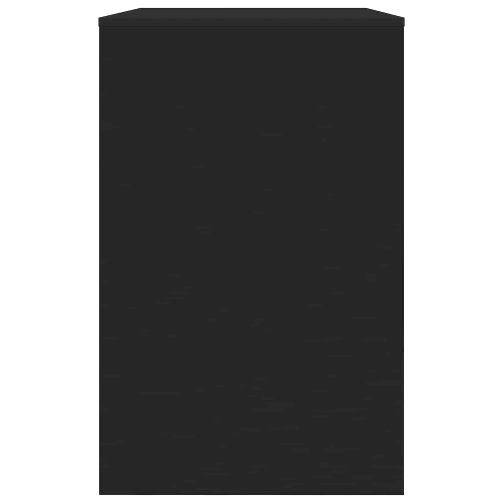vidaXL Biurko z szufladą Czarny 100 x 50 x 78 cm Drewno inżynieryjne