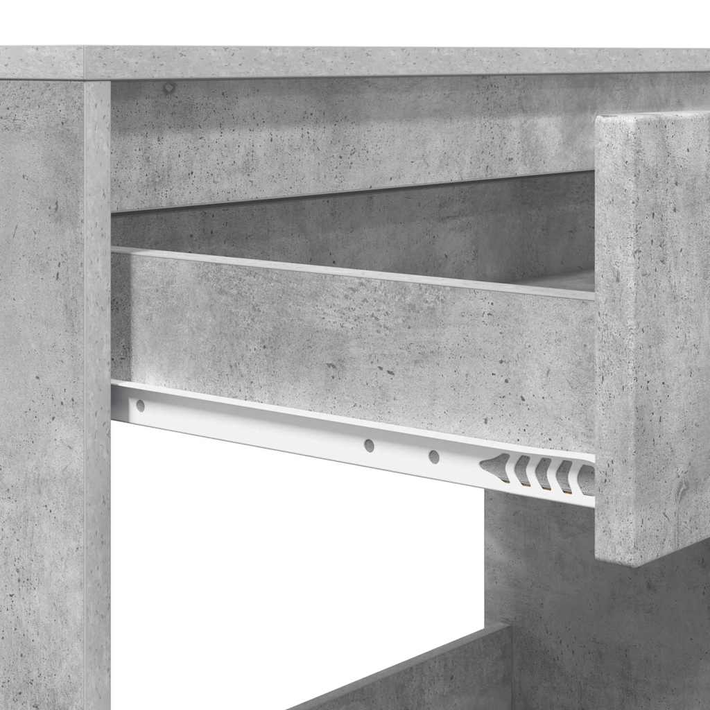 vidaXL Biurko Betonowy Szary 100 x 50 x 78 cm Drewno inżynieryjne