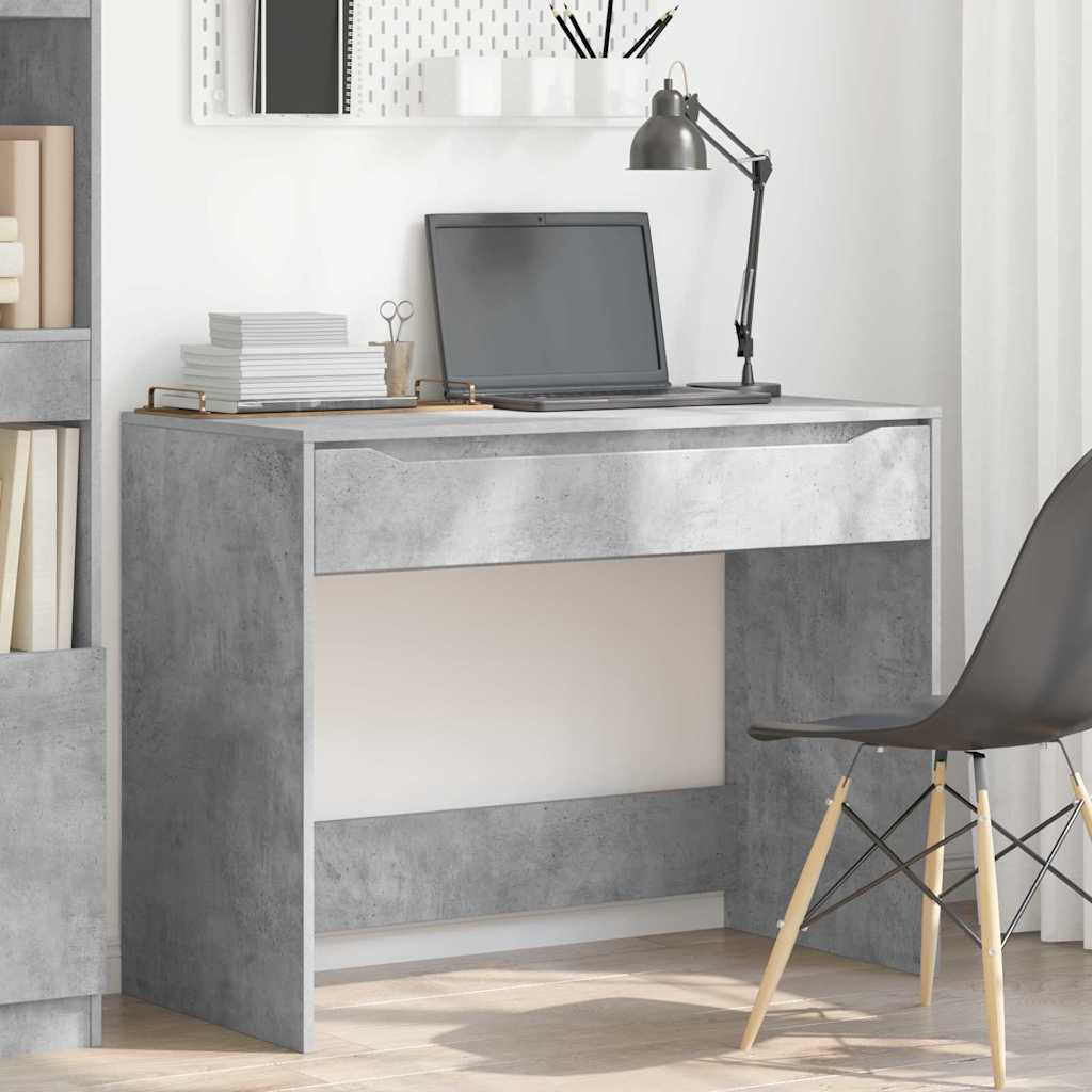 vidaXL Biurko Betonowy Szary 100 x 50 x 78 cm Drewno inżynieryjne