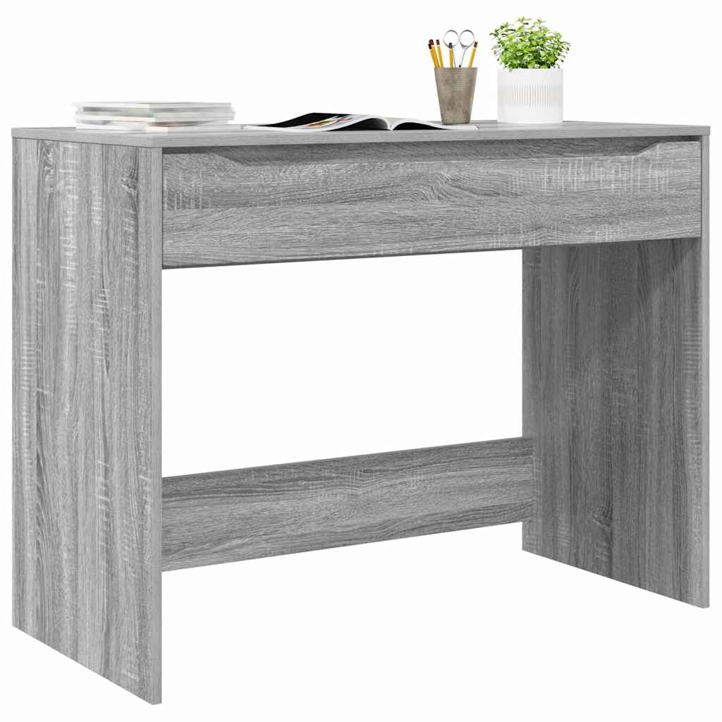 vidaXL Biurko Szary Sonoma 100 x 50 x 78 cm Drewno inżynieryjne