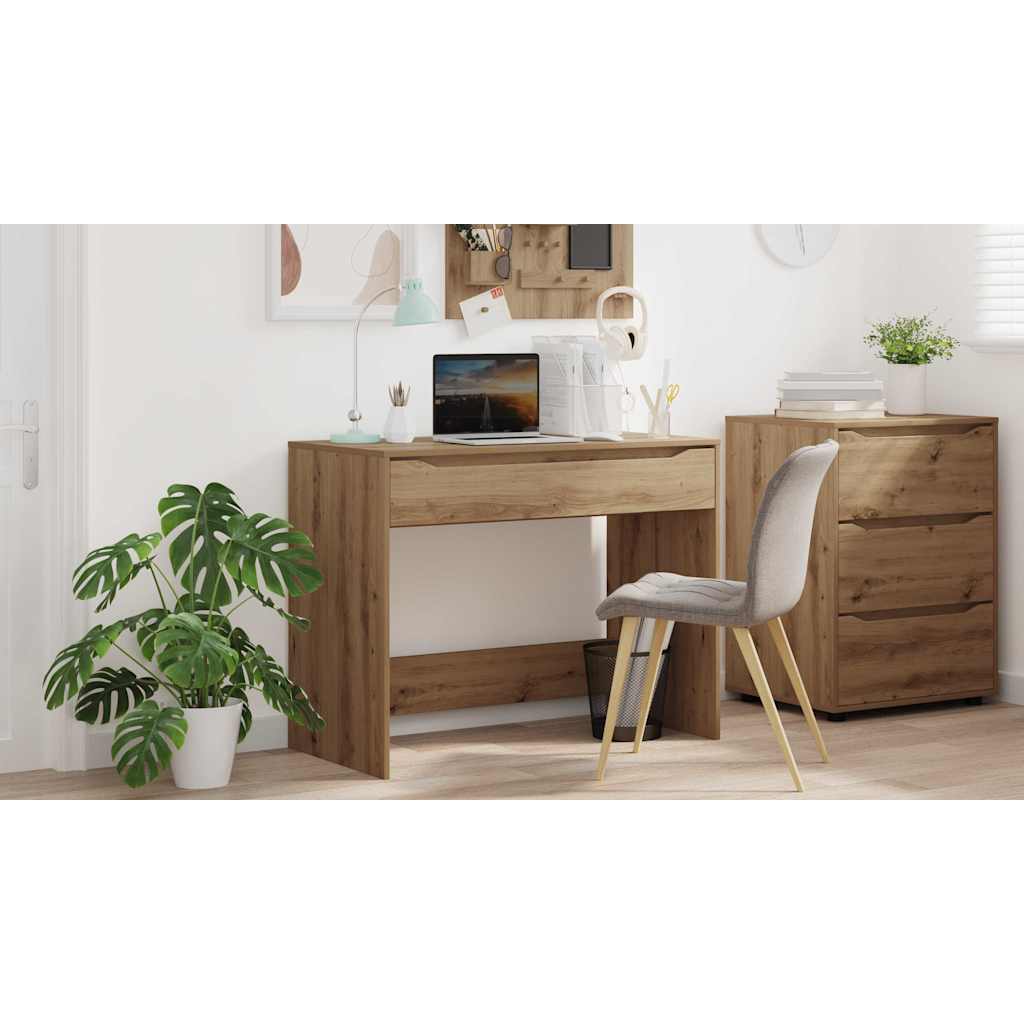 vidaXL Biurko Dąb Rzemieślniczy 100 x 50 x 78 cm Drewno inżynieryjne
