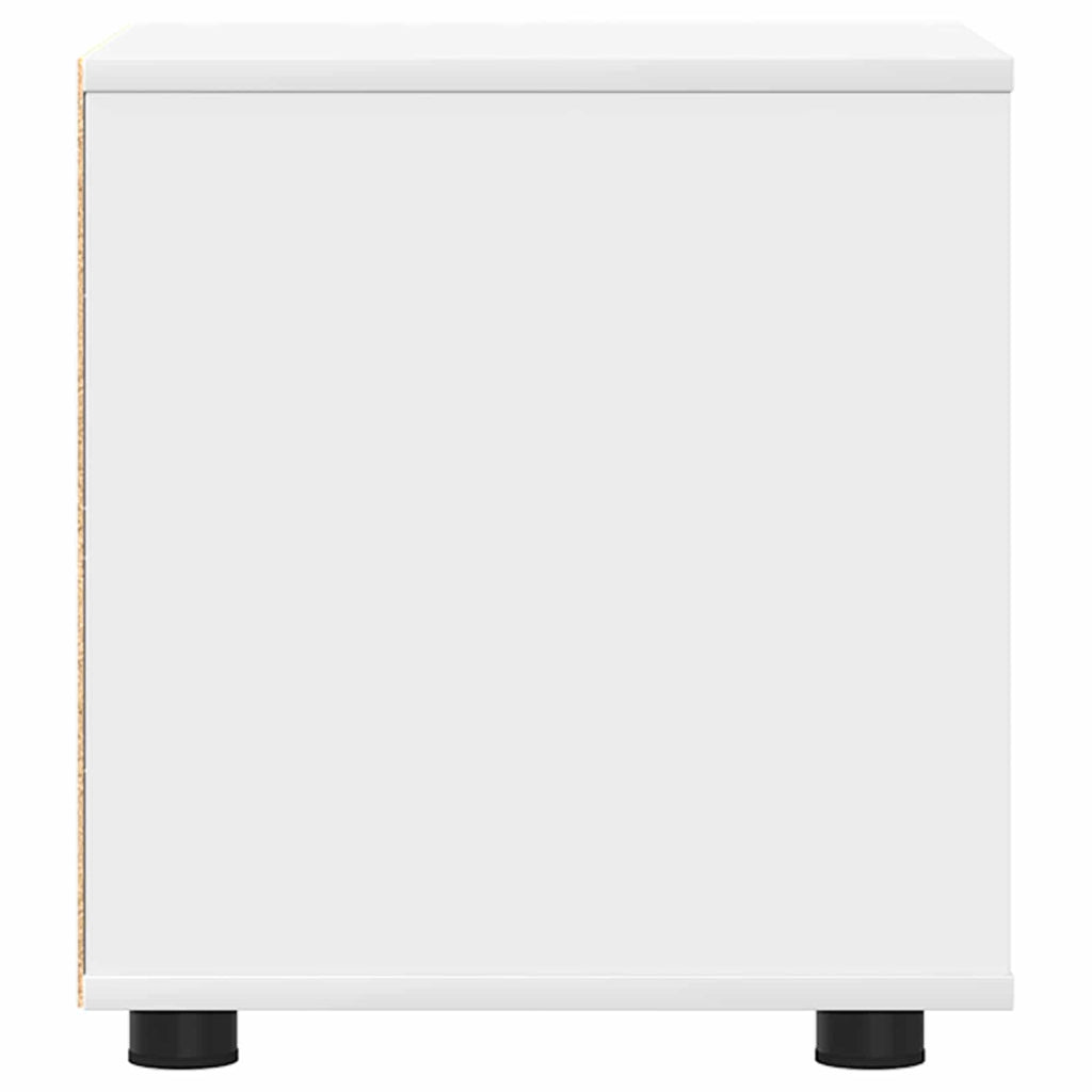 vidaXL Szafka Łazienkowa 40,5 x 40 x 44 cm Drewno inżynieryjne Biały