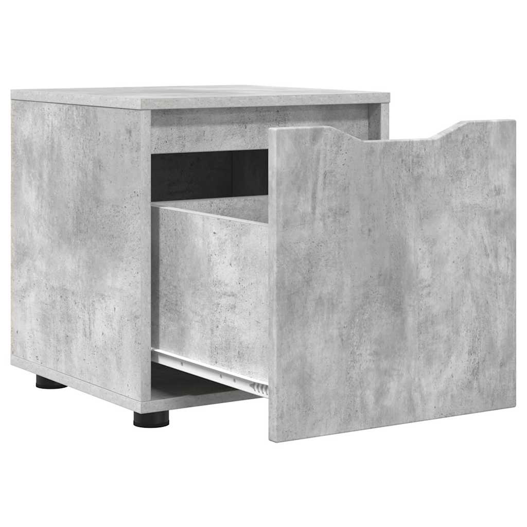 vidaXL Szafka Łazienkowa Betonowy szary 40,5 x 40 x 44 cm