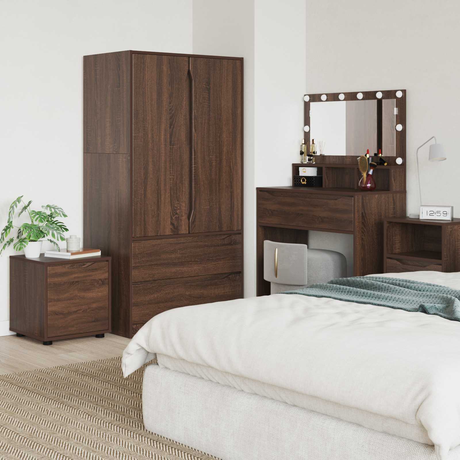 vidaXL Szafka Łazienkowa 40,5 x 40 x 44 cm Drewno inżynieryjne