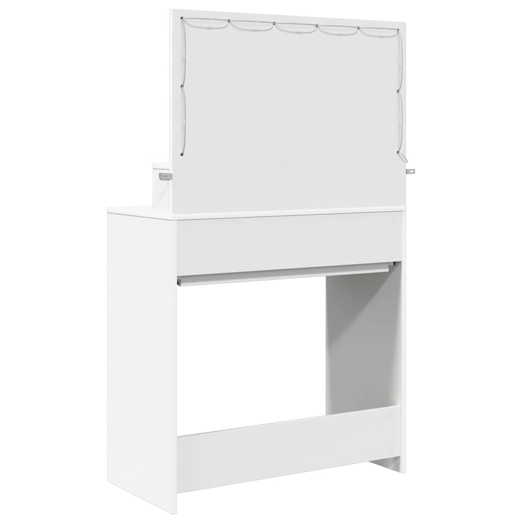 vidaXL Toaletki do sypialni z szufladą Biały 80 x 39,6 x 135 cm