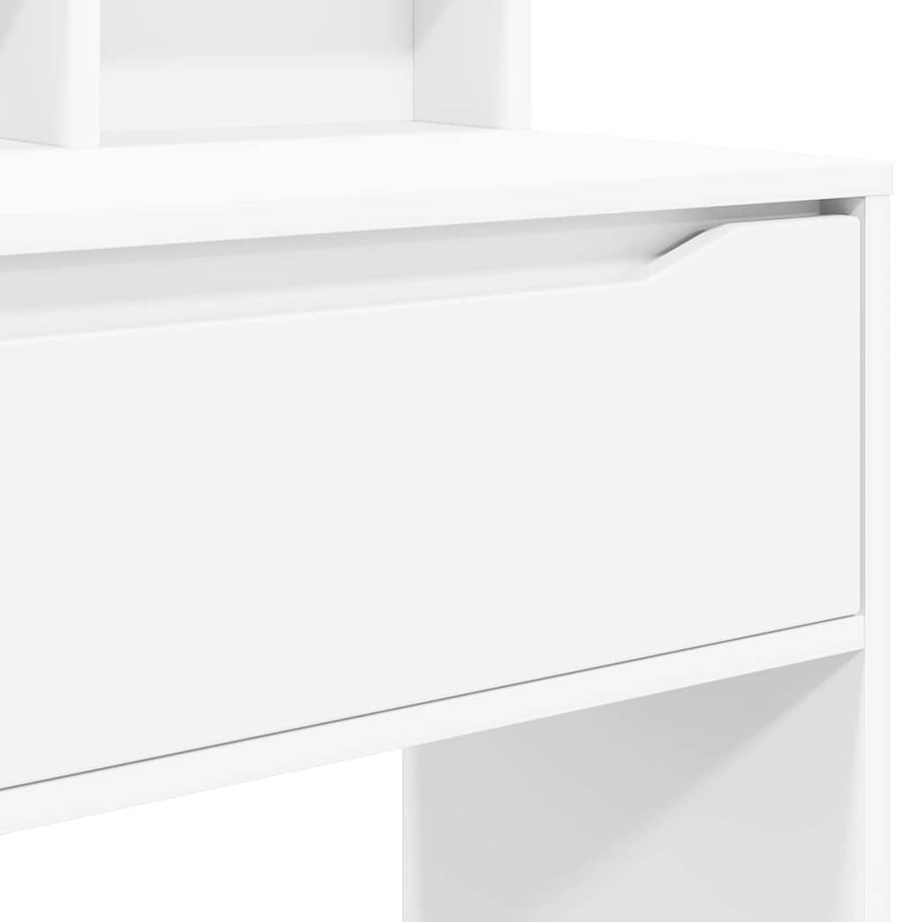 vidaXL Toaletki do sypialni z szufladą Biały 80 x 39,6 x 135 cm