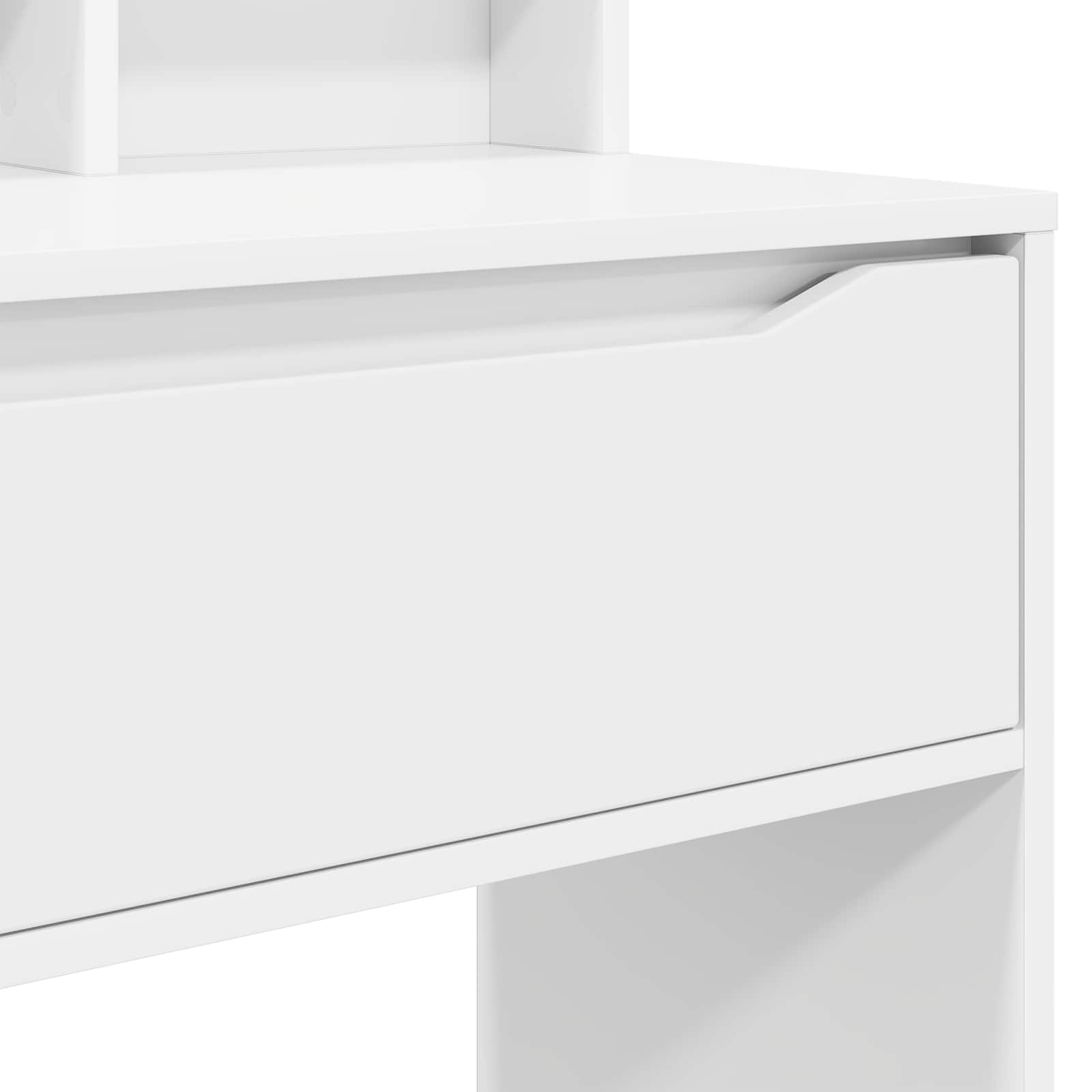 vidaXL Toaletki do sypialni Biały 80 x 39,6 x 135 cm