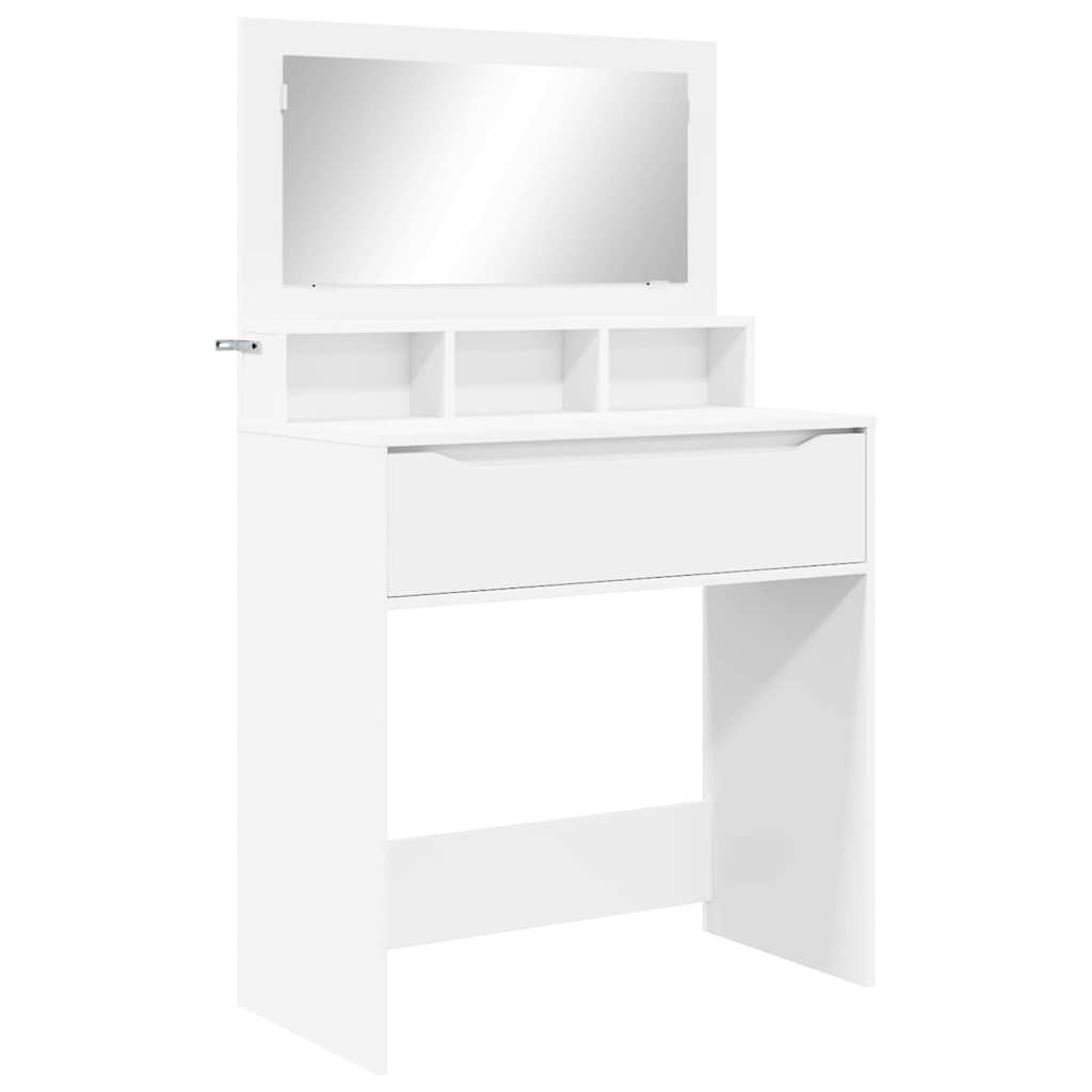 vidaXL Toaletki do sypialni z szufladą Biały 80 x 39,6 x 135 cm