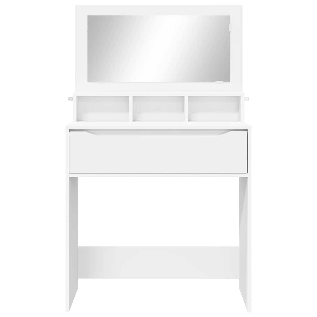 vidaXL Toaletki do sypialni z szufladą Biały 80 x 39,6 x 135 cm