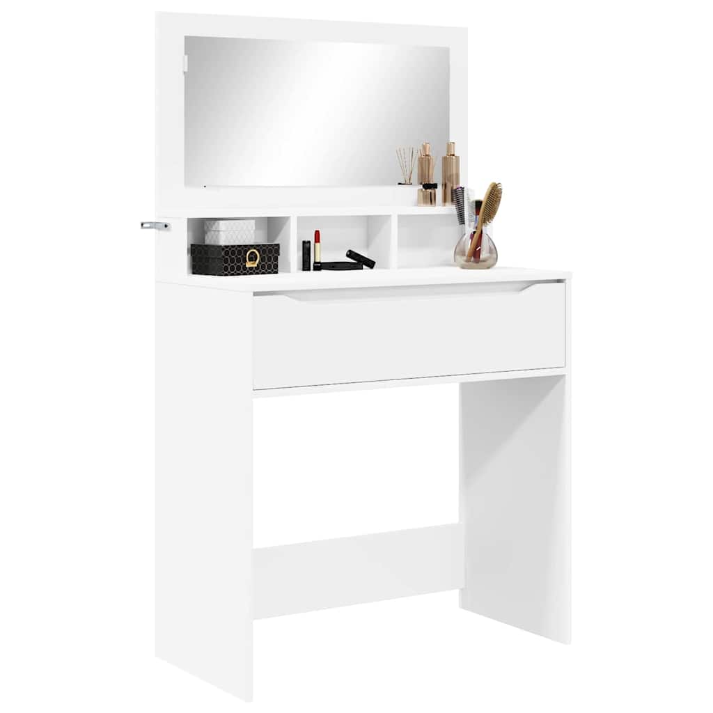 vidaXL Toaletki do sypialni z szufladą Biały 80 x 39,6 x 135 cm