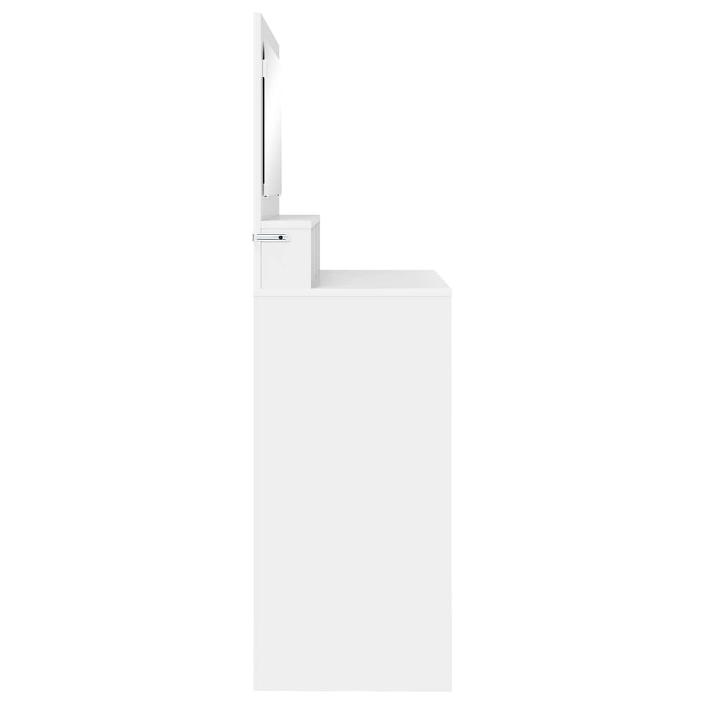 vidaXL Toaletki do sypialni Biały 80 x 39,6 x 135 cm