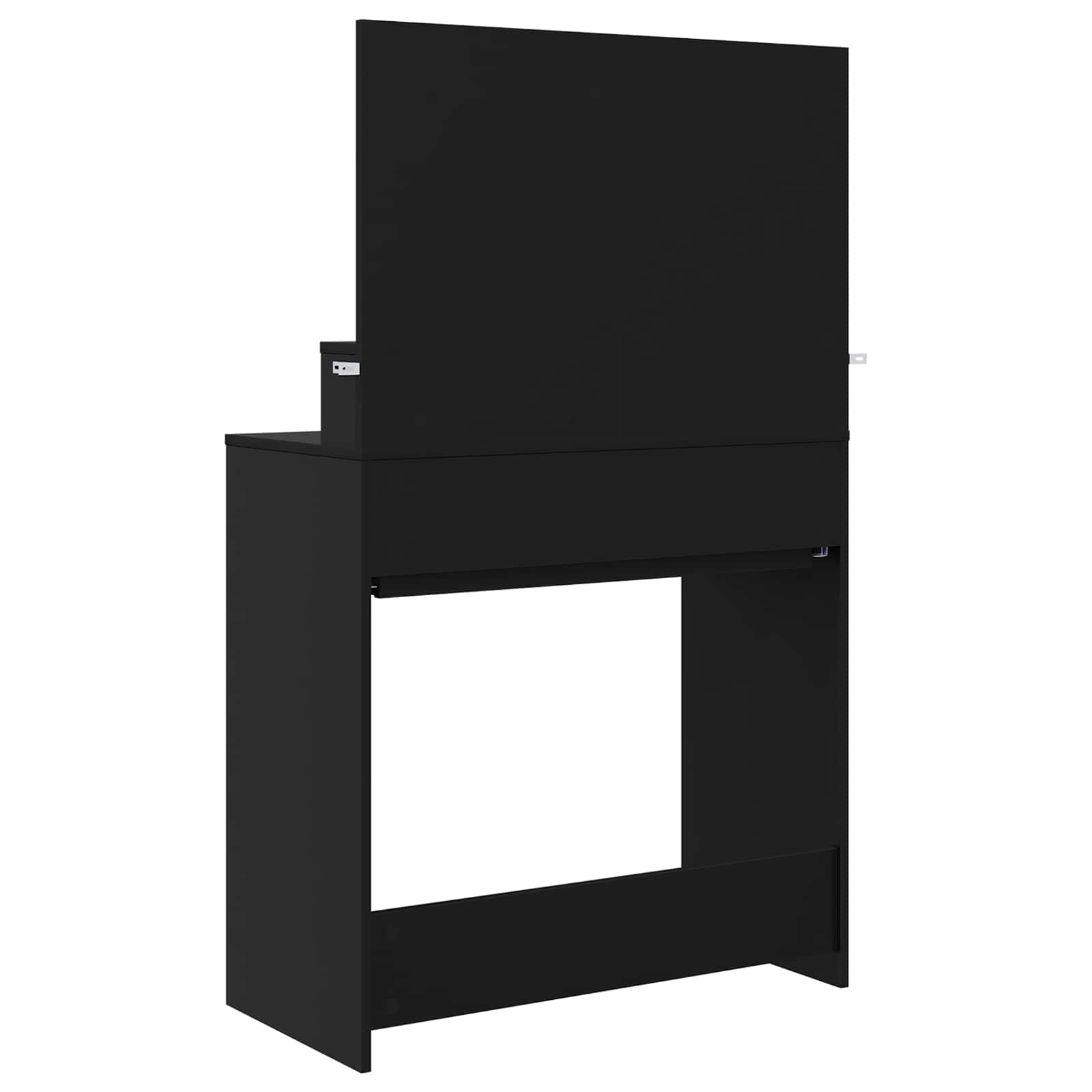 vidaXL Toaletki do sypialni Czarny 80 x 39,6 x 135 cm