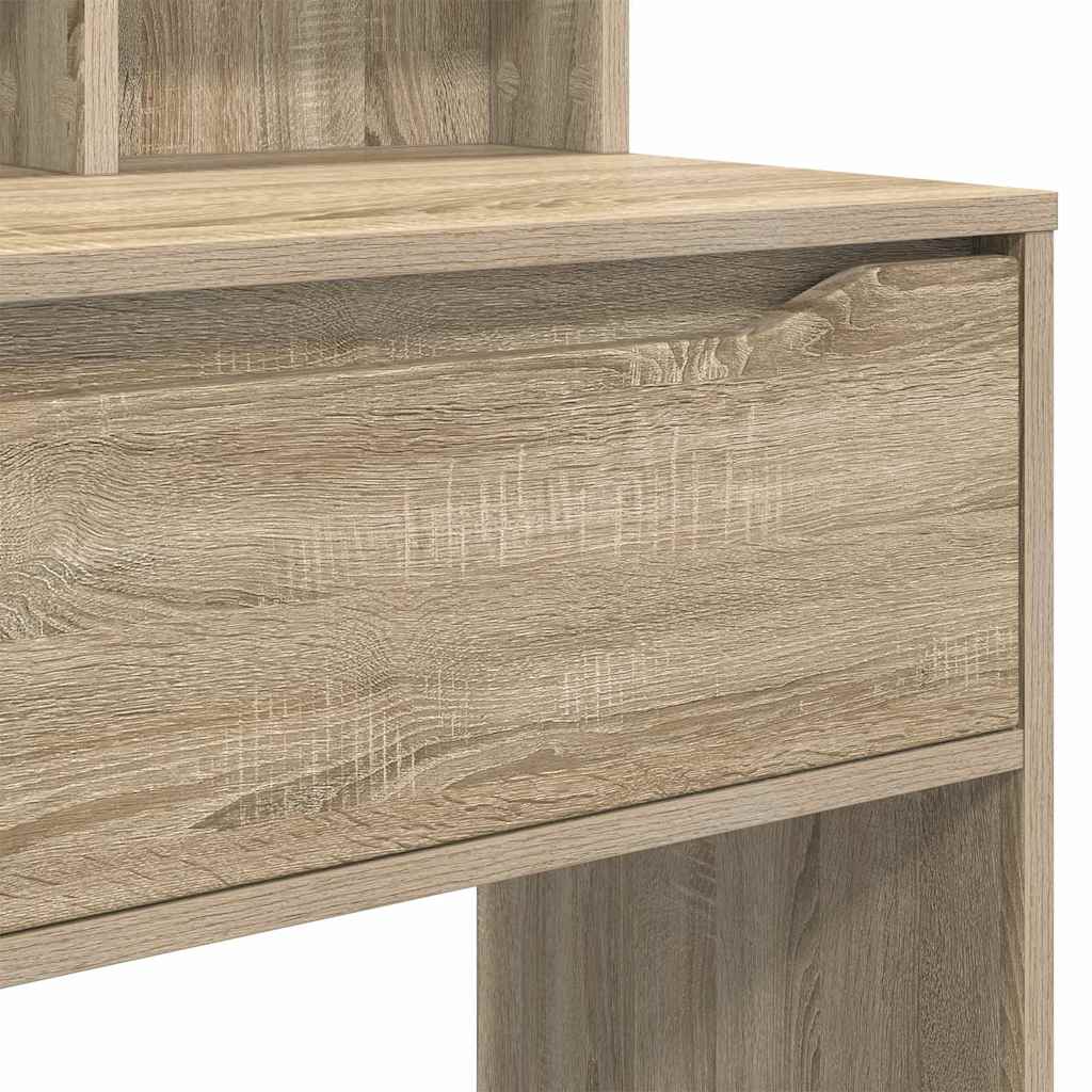 vidaXL Toaletki do sypialni z szufladą Dąb Sonoma 80 x 39,6 x 135 cm