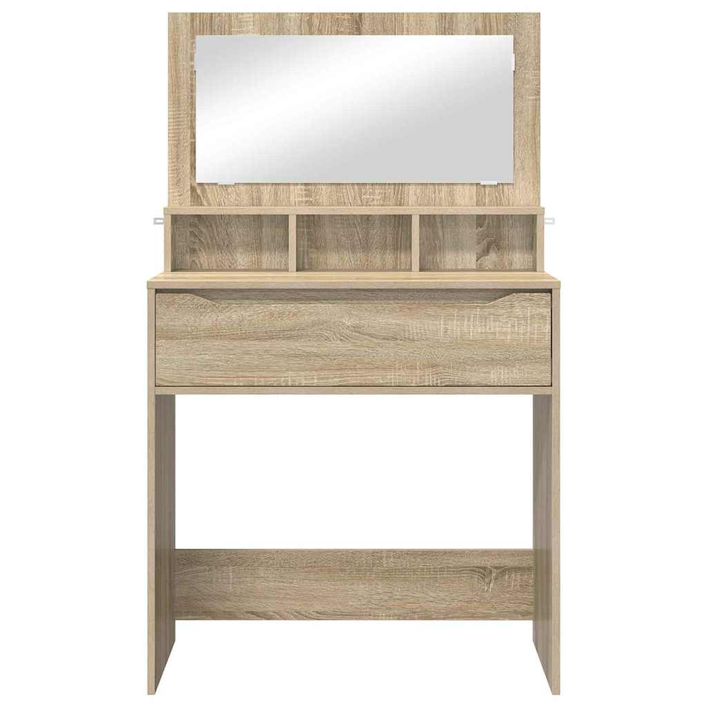 vidaXL Toaletki do sypialni z szufladą Dąb Sonoma 80 x 39,6 x 135 cm