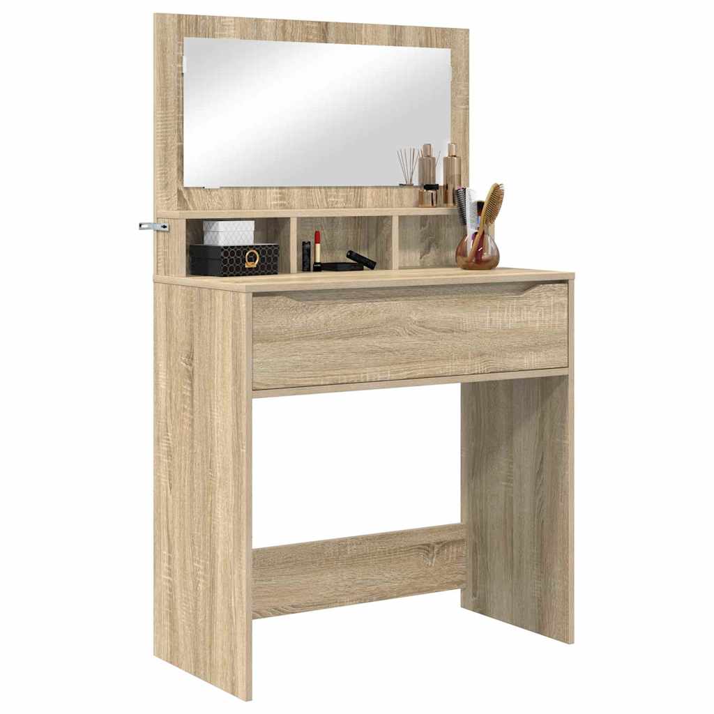 vidaXL Toaletki do sypialni z szufladą Dąb Sonoma 80 x 39,6 x 135 cm