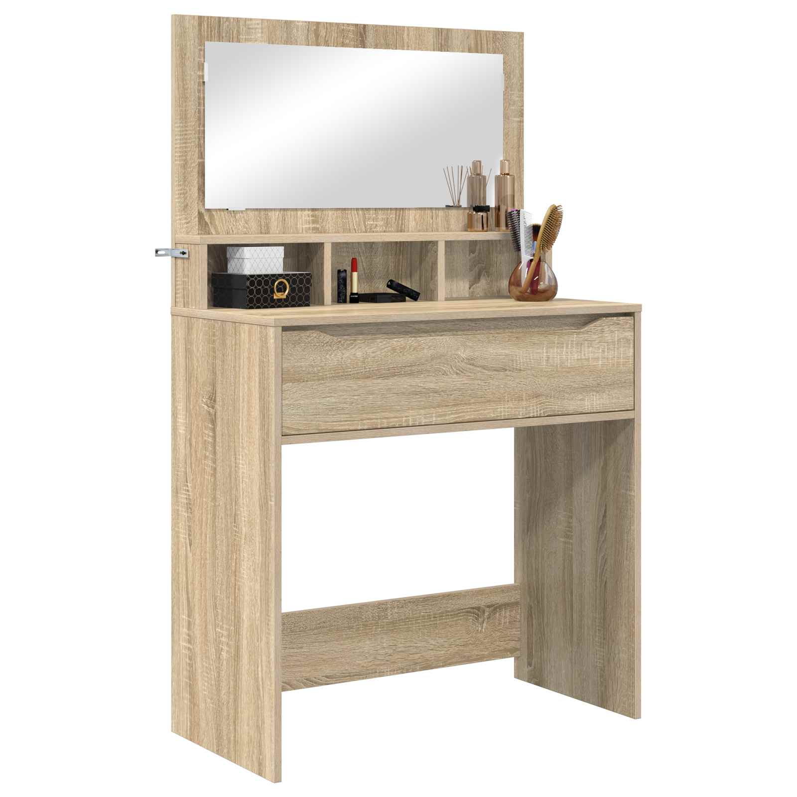 vidaXL Toaletki do sypialni Dąb Sonoma 80 x 39,6 x 135 cm