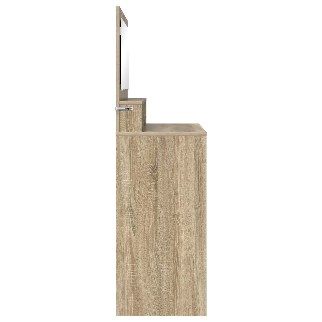 vidaXL Toaletki do sypialni Dąb Sonoma 80 x 39,6 x 135 cm
