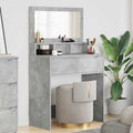 vidaXL Toaletki do sypialni Betonowy szary 80 x 39,6 x 135 cm