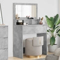 vidaXL Toaletki do sypialni Betonowy szary 80 x 39,6 x 135 cm