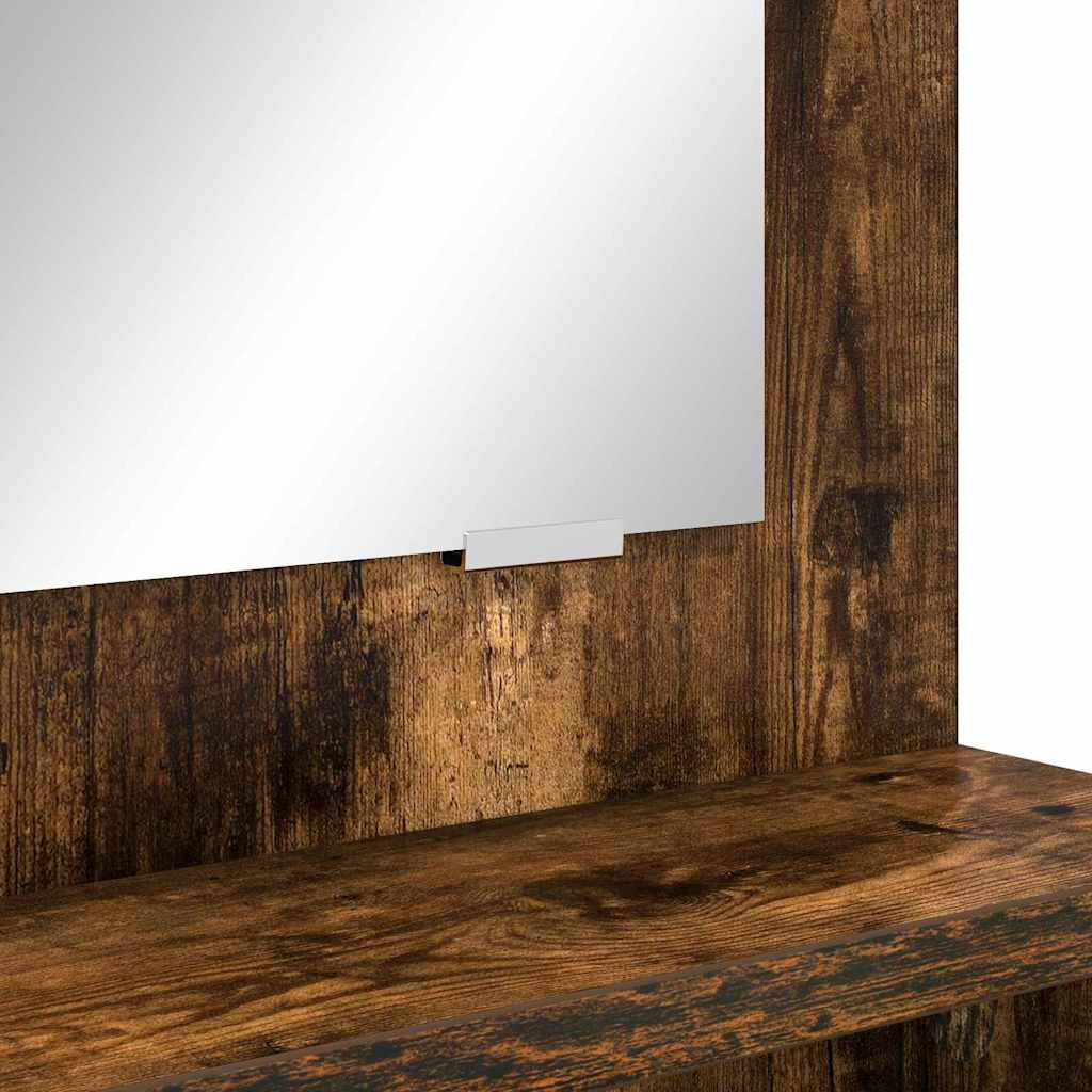 vidaXL Toaletki do sypialni z szufladą Dąb wędzony 80 x 39,6 x 135 cm