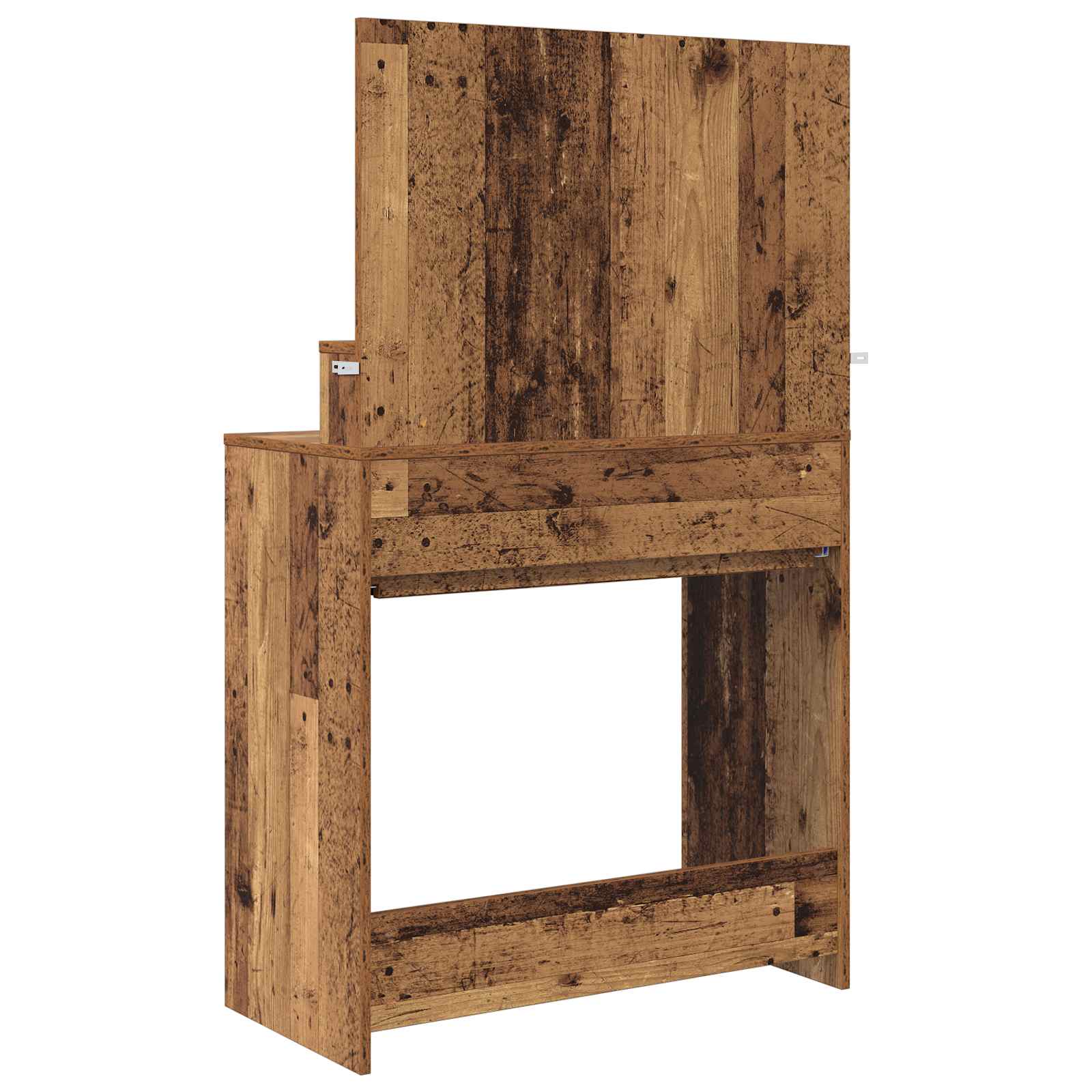 vidaXL Toaletki do sypialni Stare drewno 80 x 39,6 x 135 cm