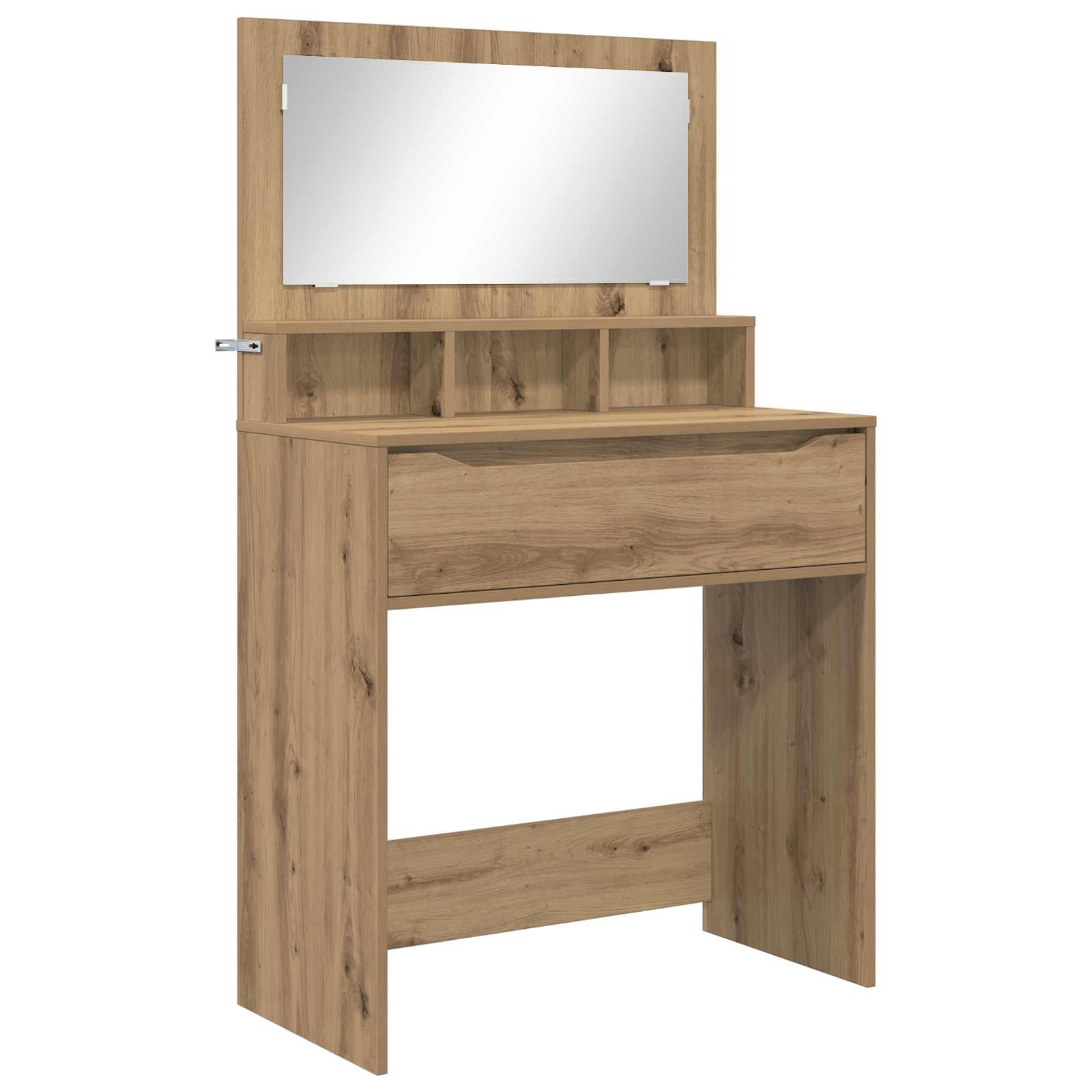 vidaXL Toaletki do sypialni Dąb rzemieślniczy 80 x 39,6 x 135 cm