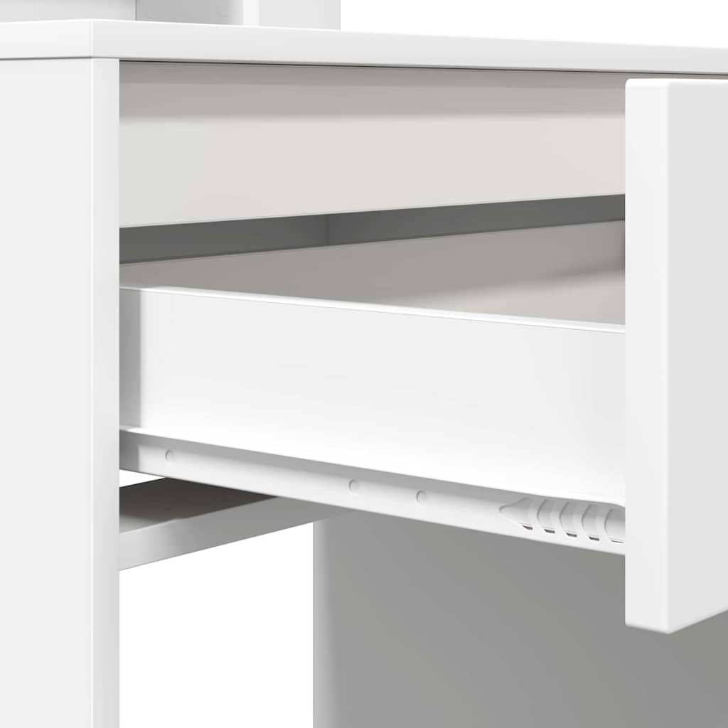 vidaXL Toaletki do sypialni z szufladą Biały 80 x 39,6 x 135 cm