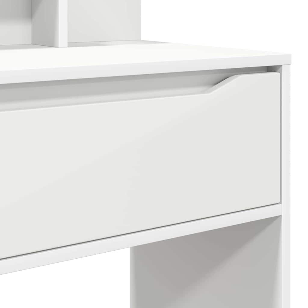 vidaXL Toaletki do sypialni z szufladą Biały 80 x 39,6 x 135 cm