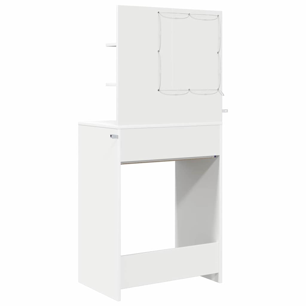 vidaXL Toaletki do sypialni z szufladą Biały 80 x 39,6 x 135 cm