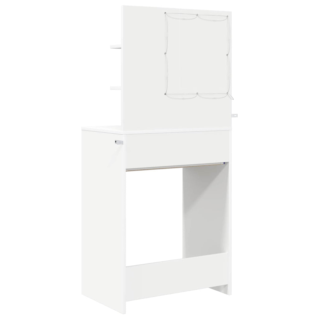 vidaXL Toaletki do sypialni Biały 80 x 39,6 x 135 cm