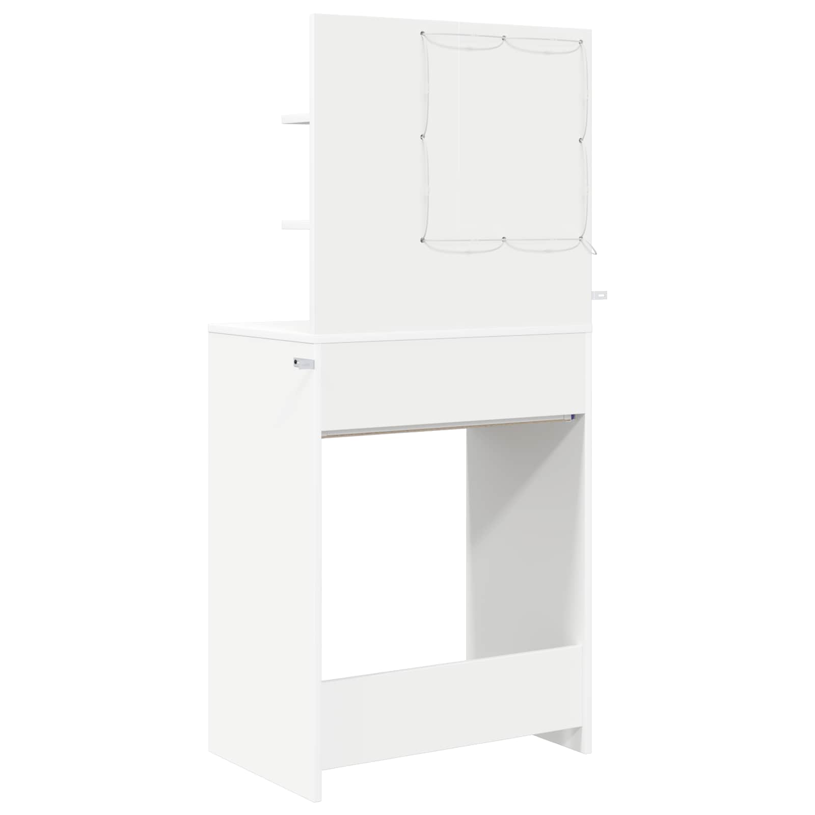 vidaXL Toaletki do sypialni Biały 80 x 39,6 x 135 cm