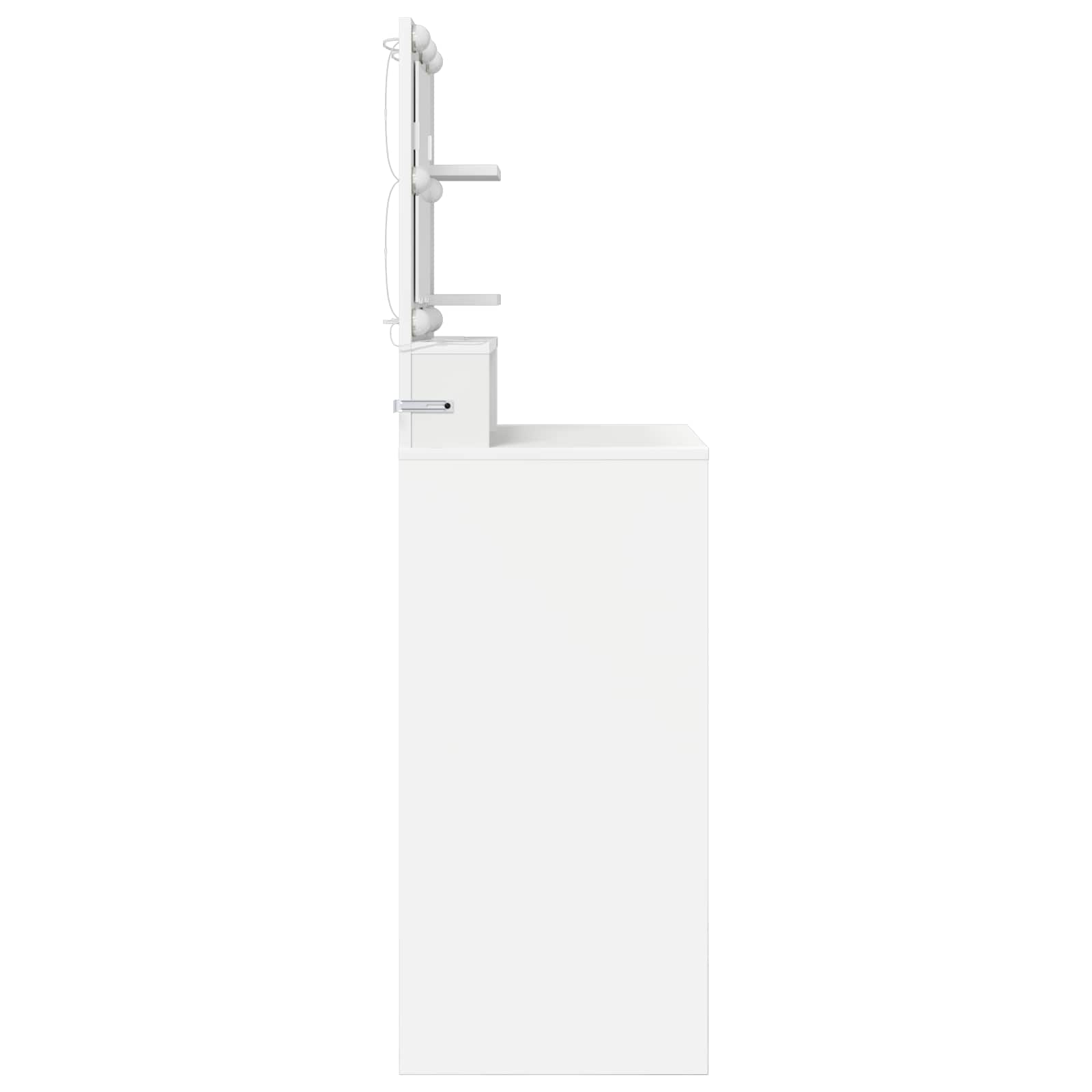 vidaXL Toaletki do sypialni Biały 80 x 39,6 x 135 cm