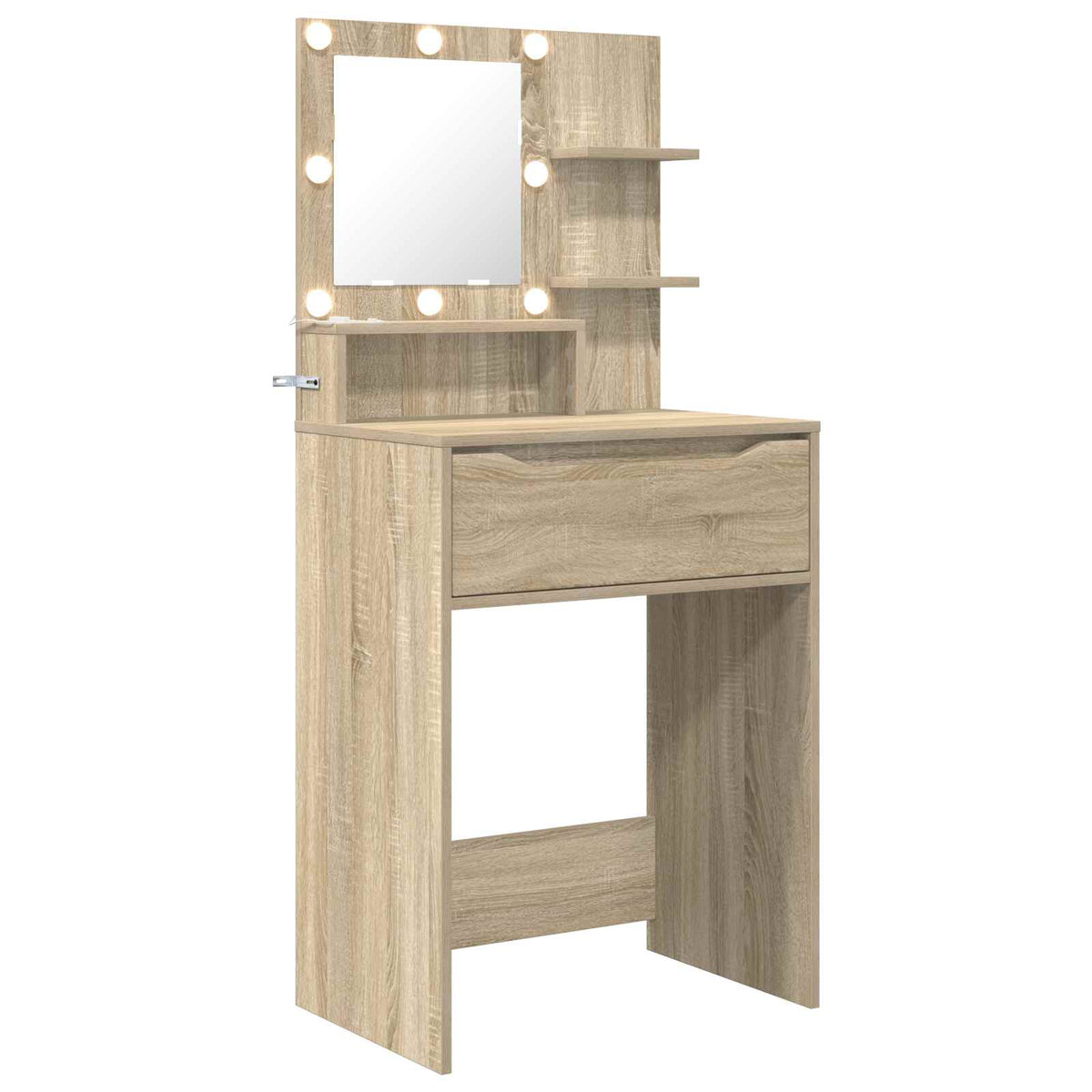 vidaXL Toaletki do sypialni dąb Sonoma 60 x 39,5 x 135 cm