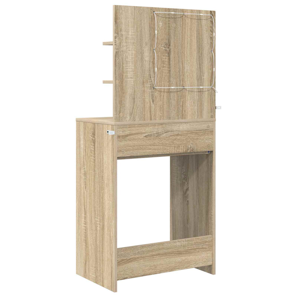 vidaXL Toaletki do sypialni dąb Sonoma 60 x 39,5 x 135 cm