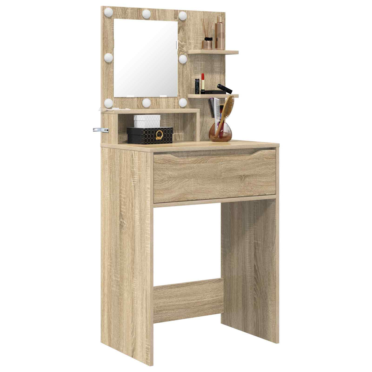 vidaXL Toaletki do sypialni dąb Sonoma 60 x 39,5 x 135 cm