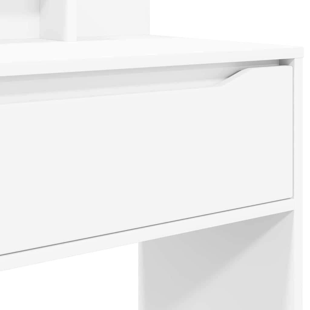 vidaXL Toaletki do sypialni z szufladą Biały 80 x 39,6 x 135 cm