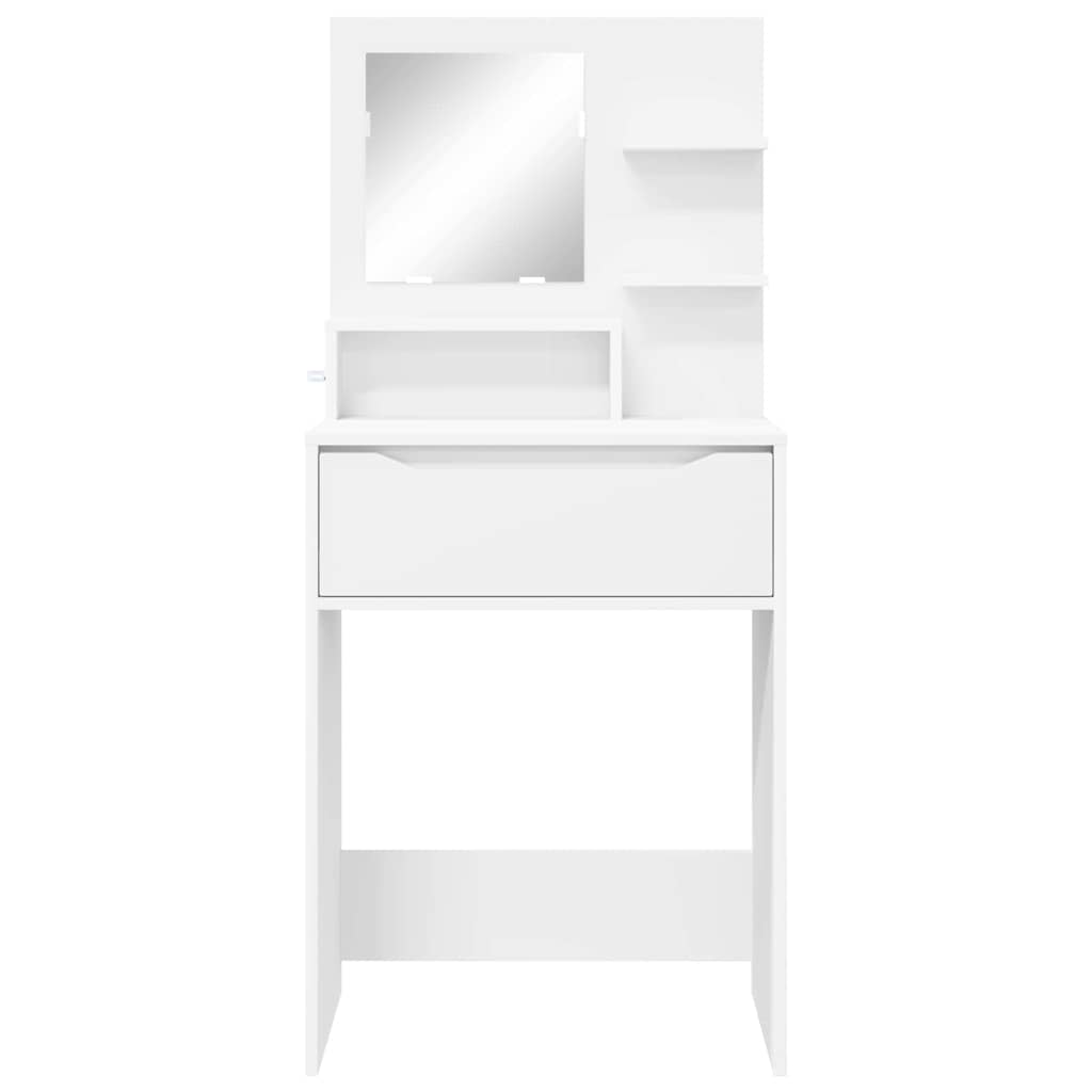 vidaXL Toaletki do sypialni z szufladą Biały 80 x 39,6 x 135 cm
