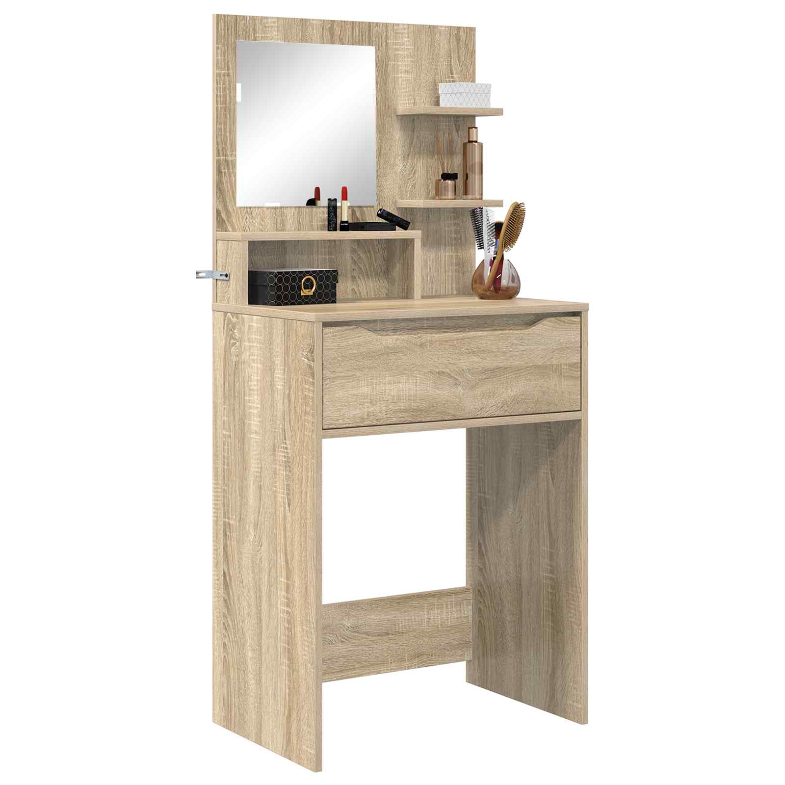 vidaXL Toaletki do sypialni Dąb Sonoma 80 x 39,6 x 135 cm