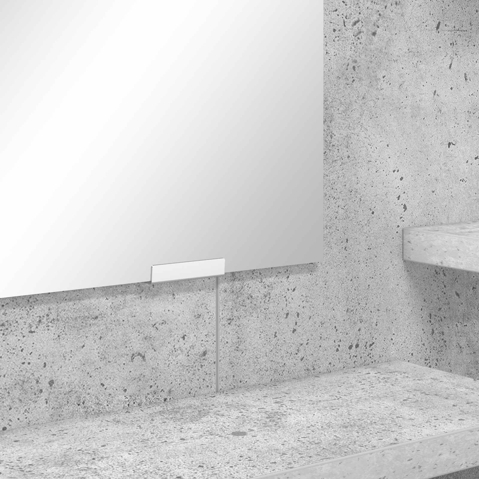 vidaXL Toaletki do sypialni Betonowy szary 80 x 39,6 x 135 cm