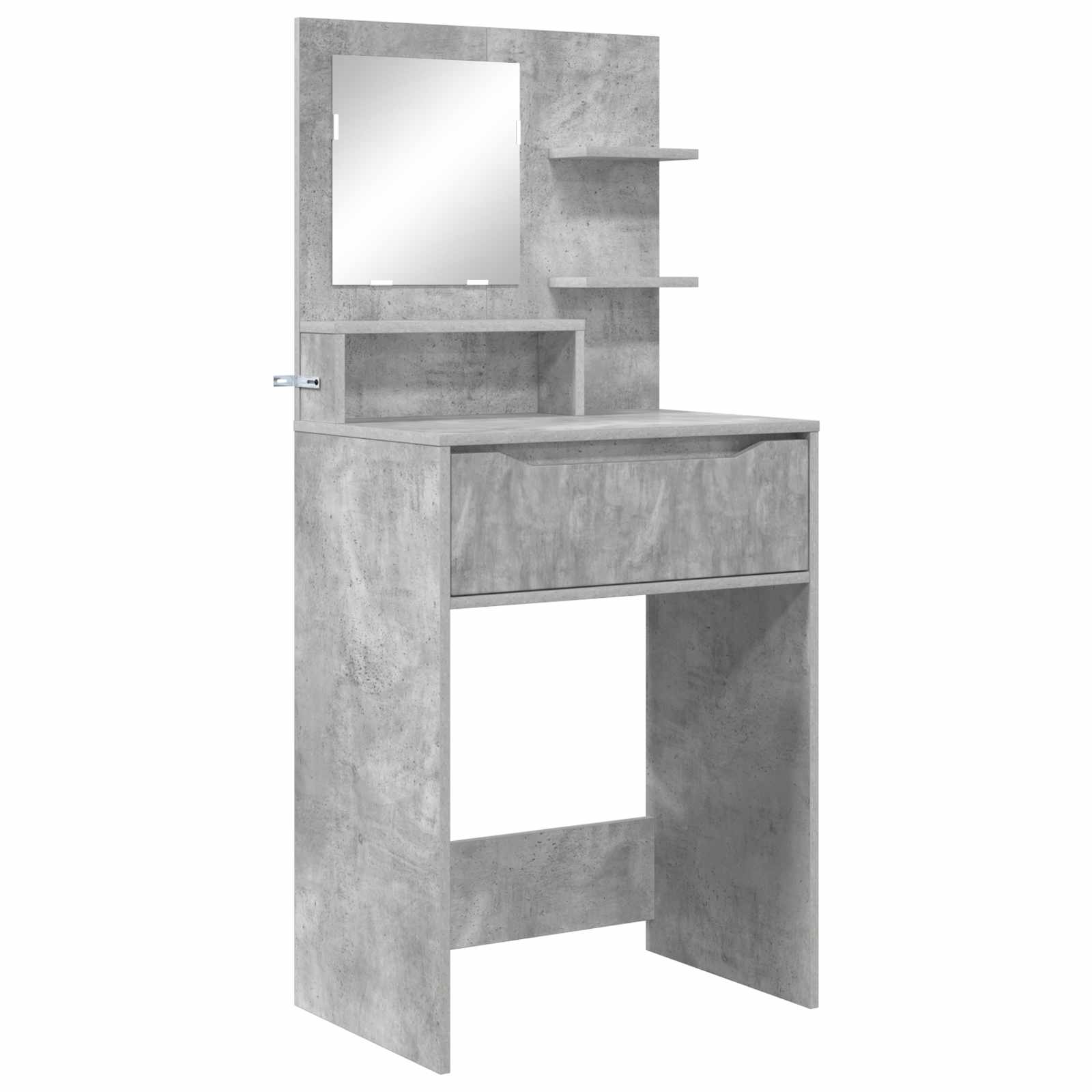 vidaXL Toaletki do sypialni Betonowy szary 80 x 39,6 x 135 cm