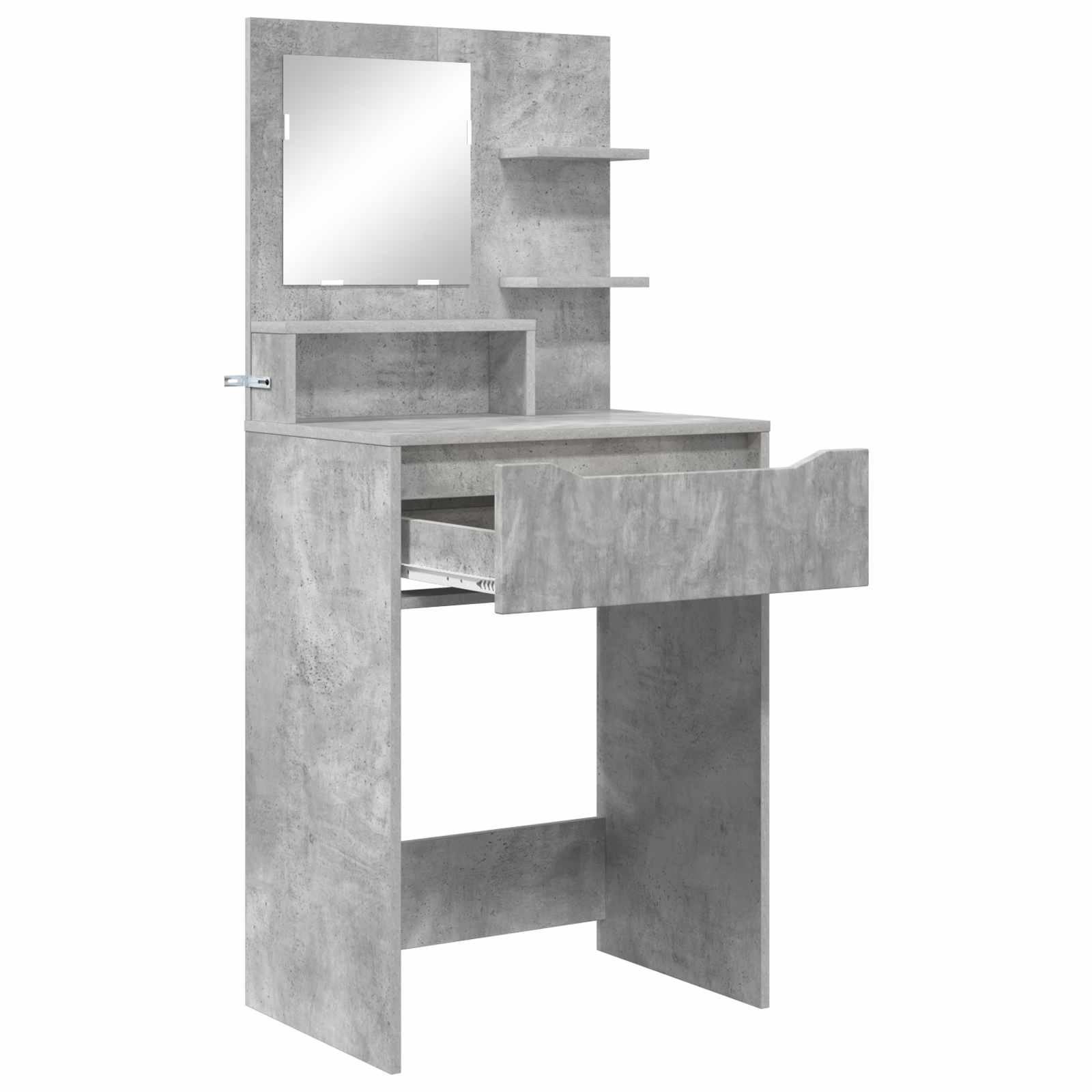 vidaXL Toaletki do sypialni Betonowy szary 80 x 39,6 x 135 cm