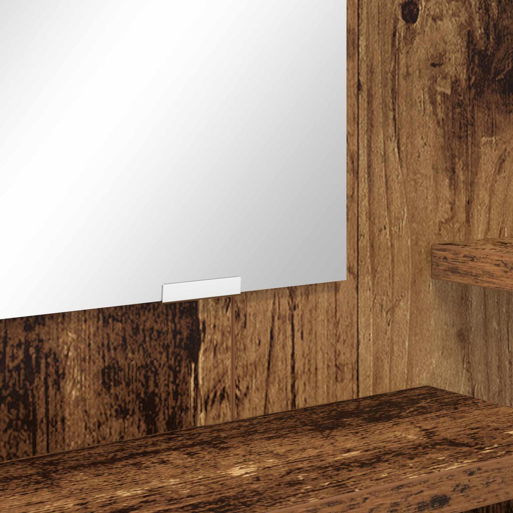 vidaXL Toaletki do sypialni Stare drewno 80 x 39,6 x 135 cm