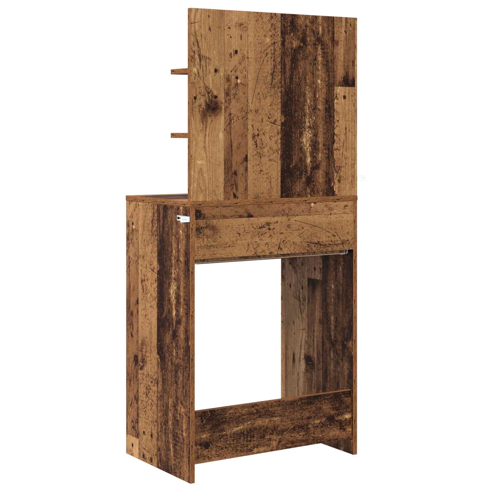 vidaXL Toaletki do sypialni Stare drewno 80 x 39,6 x 135 cm