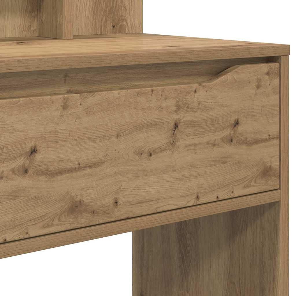 vidaXL Toaletki do sypialni Dąb rzemieślniczy 80 x 39,6 x 135 cm