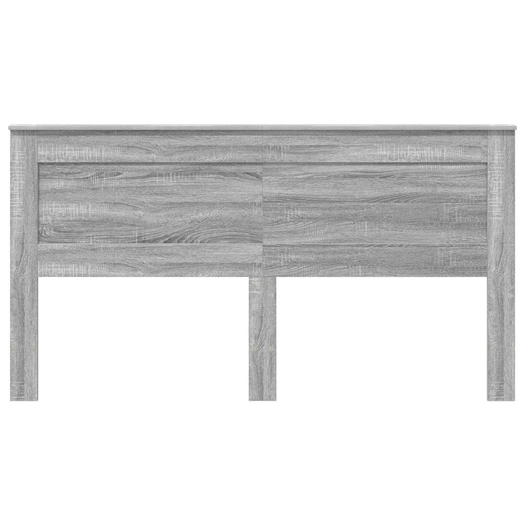 vidaXL Zagłówek Szary Sonoma 200 cm Materiał drewnopochodny